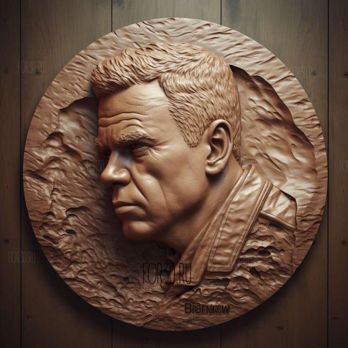 Jason Bourne 1 stl model for CNC